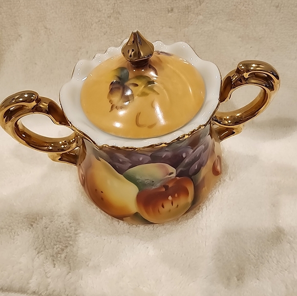 Sugar Dish and Cream Pitcher Lancaster Hanley England vintage - Picture 10 of 15